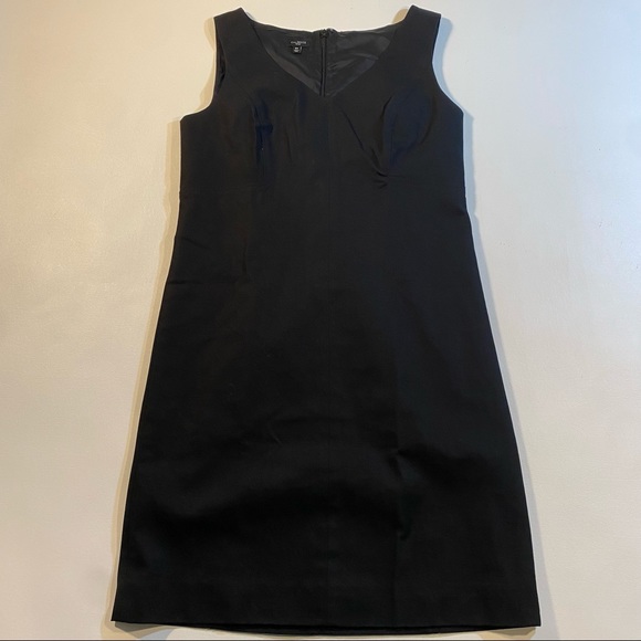 Talbots Black V Neck LBD - Picture 2 of 8